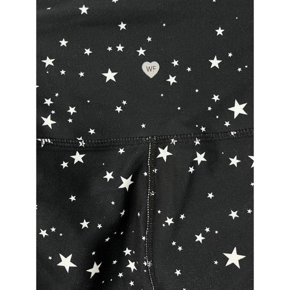 WILDFOX Sweat Black Star Print Leggings Size Medium - Picture 8 of 11